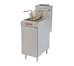 Vulcan LG400, Fryer, Gas, Floor Model, Full Pot, 45-50 Lb Capacity