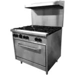 Vulcan SX36-6BN, Range, 36" Restaurant, Gas, Natural Gas, 6 Burners